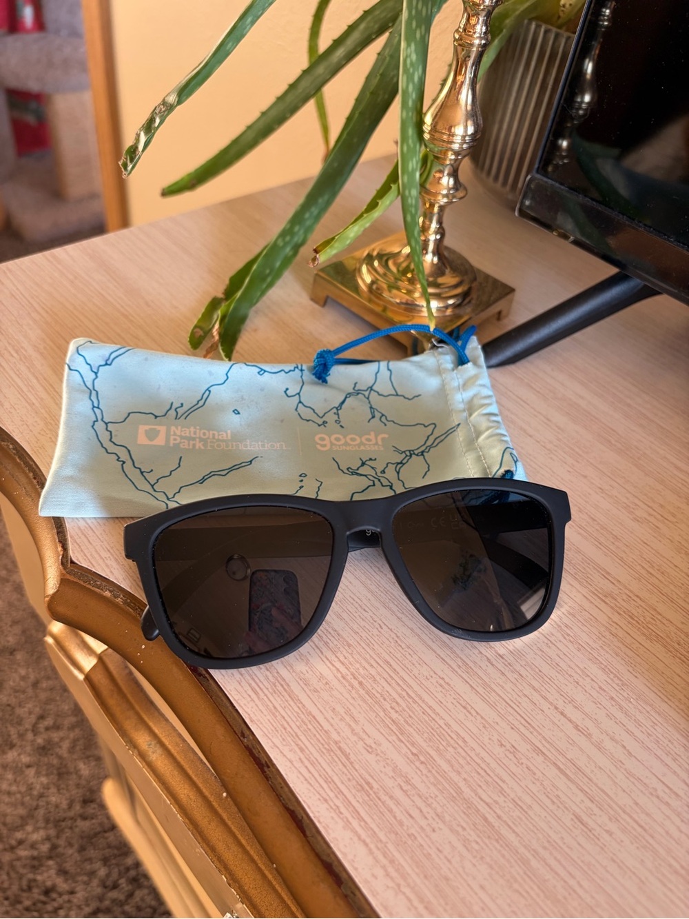 Goodr x National Park Foundation Black Polarized Sunglasses